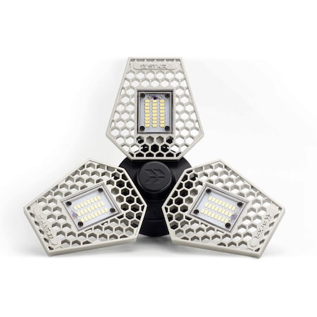 Stkr TRiLIGHT Motion Activated Screw-In Ceiling Light, 4000 Lumens 00342-2